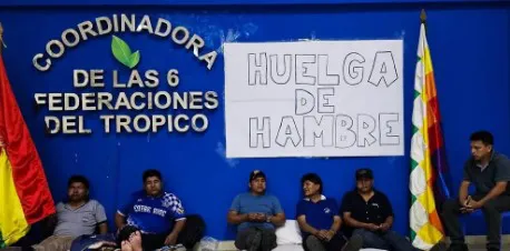 Evo - Huelga de hambre