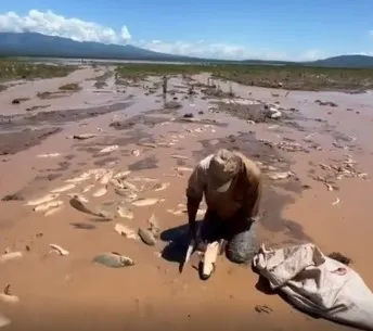 Guachipas Desborde del rio