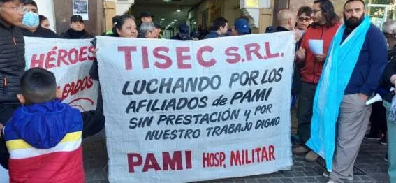 Pami Hosp. Militar MAnifestacion