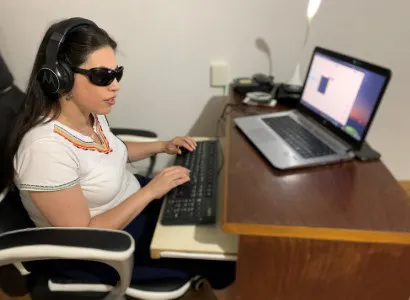 persona con discapacidad trabajando