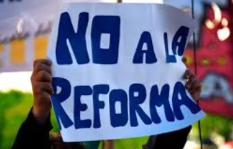 No a la reforma
