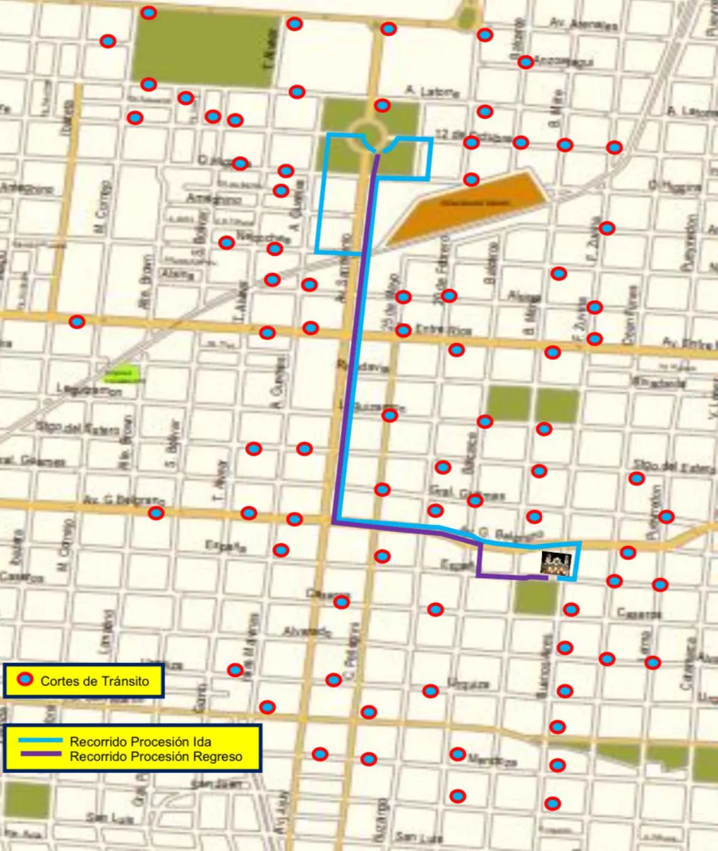 Operativo Milagro Mapa