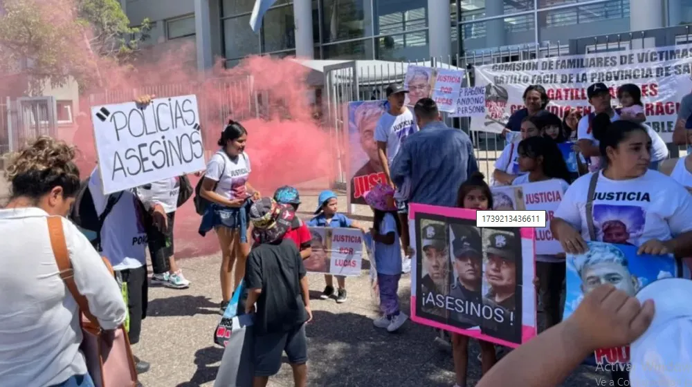 Justicia por Lucas - Manifestación en Ciudad Judicial