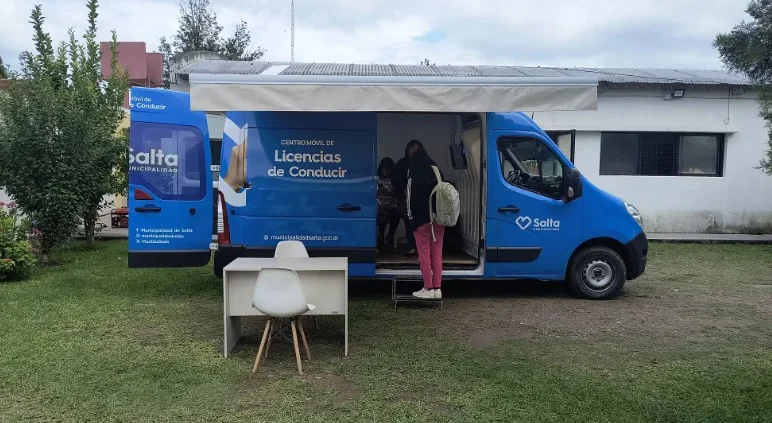 Camion movil licencias de conducir