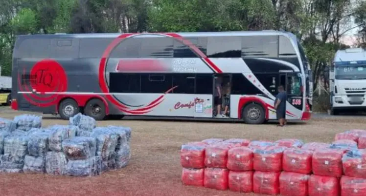 Ropa incautada por gendarmería