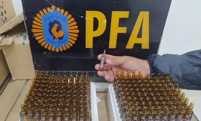 Fentanilo contaminado decomisado