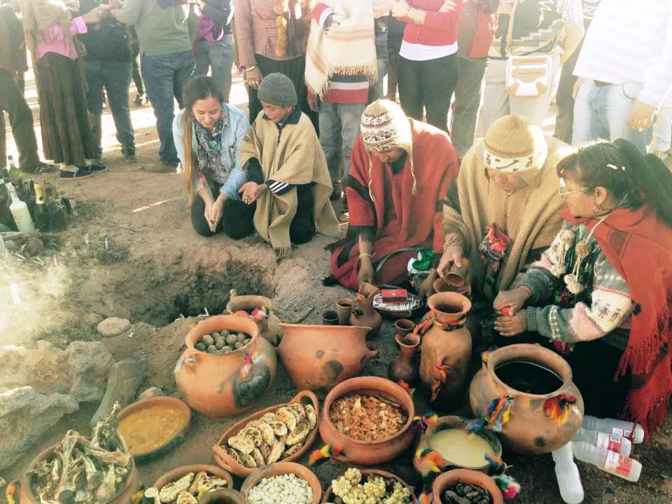 Ceremonia Sagrada a la Pachamama