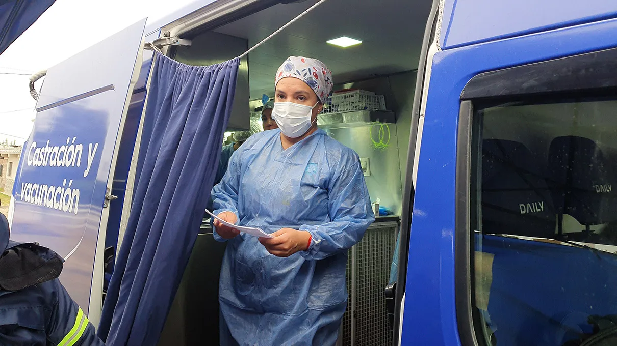 Camión de castración