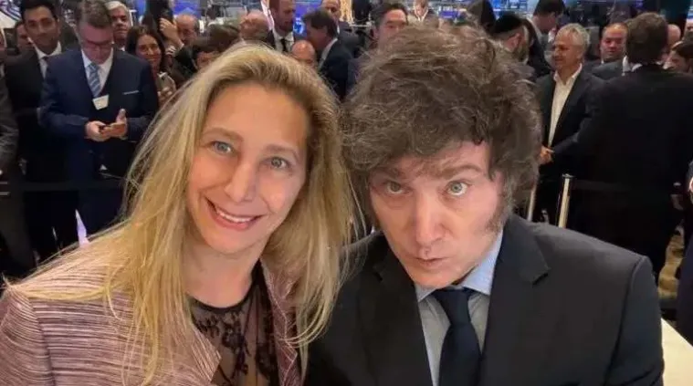 Karina y Javier Milei