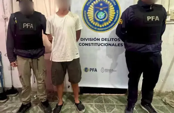 detenido por supuestas amenazas a milei