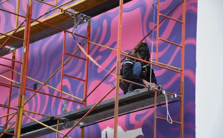 Mural en zona norte