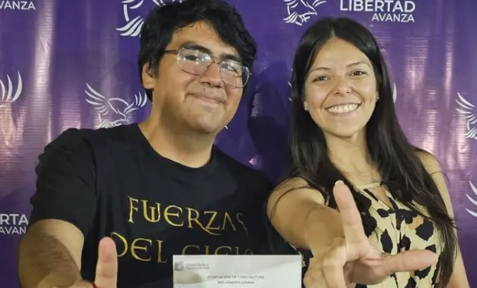 Maximiliano Casasola con Emilia Orozco