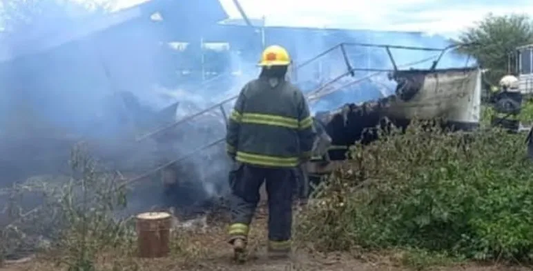 Incendio en el prestamo