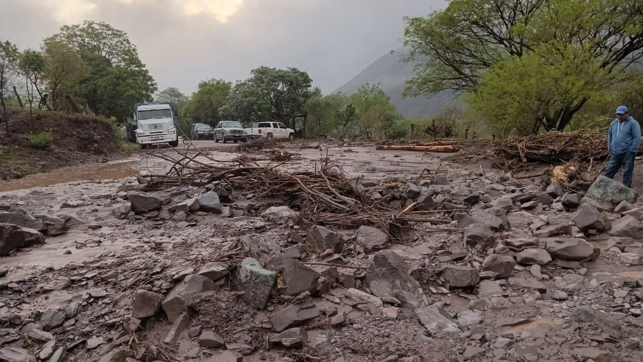 Corte ruta 33 - Agua Negra